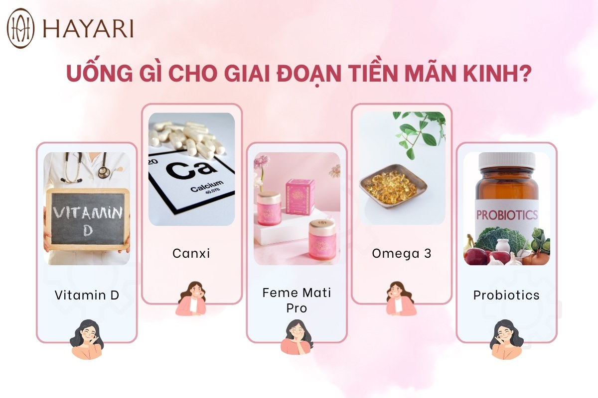 Uống gì trong giai đoạn tiền mãn kinh?