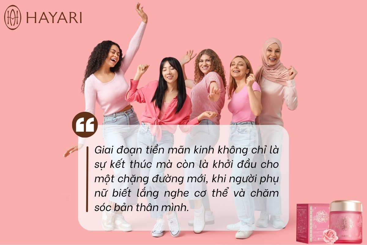 Chăm sóc sức khoẻ giai đoạn tiền mãn kinh